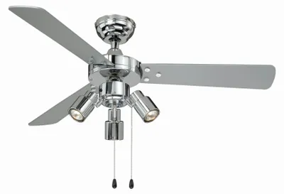 Immagine prodotto di Ventilatore da soffitto Cyrus Cromo 107 cm con catena