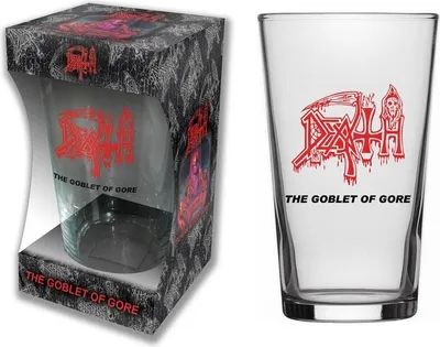 Produktbild von Death Bierglas  The Goblet Of Gore klar Standard