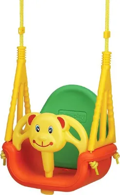 Obrázok produktu pre Ricokids 424 Detská hojdačka s medvedíkom, 3 v 1