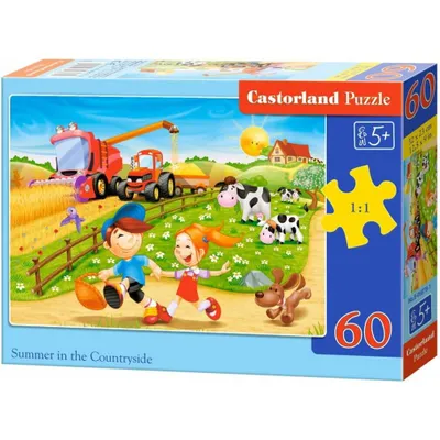 Zdjęcie produktu dla Castorland Puzzle 60 elementów - Lato na Wsi