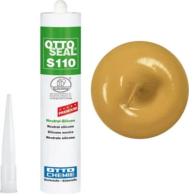 Produktbild von OTTOSEAL S110 Silikon 310ml C31 ockerbraun