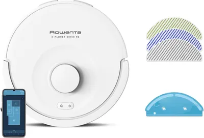 Produktbild von Rowenta X-Plorer RR8777WH, Beutellos, Weiß, Rund, 3 Rad/Räder, 0,26 l, Ladend