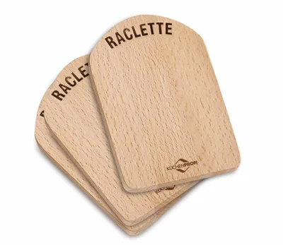 Produktbild von Küchenprofi Raclettebrettchen 4er-Sa. 14x9,5cm, Holz