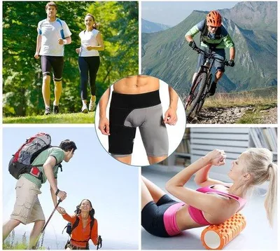 Produktbild von Famanu Hüftkompressionsbandage mit verstellbarem Riemen - Hüft- und Oberschenkelstütze für linkes und rechtes Bein