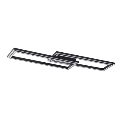 Produktbild von Lucande Smart LED-Deckenleuchte Tjado 115 cm schwarz RGB CCT