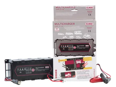 Produktbild von ELMAG Automatisches Batterieladegerät 12 V. MULTICHARGER 20300, max. 10 A.