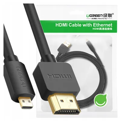 Immagine prodotto di Ugreen Hd127 Micro Hdmi - Cavo Hdmi 4K 3D 3M (nero)