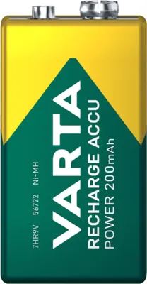 Produktbild von 1 Varta Recharge Accu Power 9V 200 mAh