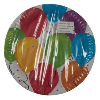 Obrázok produktu pre Papierové taniere 23 cm, 6 ks
