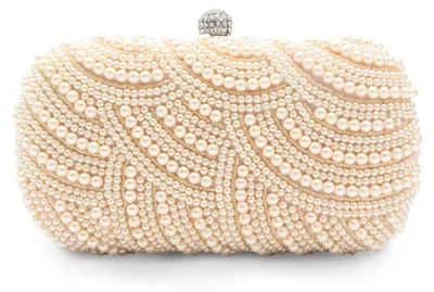 Productafbeelding van CORIOS Damen avondtasje met parels, luxe strasstenen, clutch tas, geschikt voor bruiloften, bruidstas