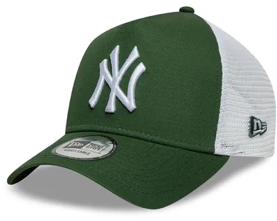 Produktbild von New Era MLB 9FORTY Trucker Cap League Essential New York Yankees green/white