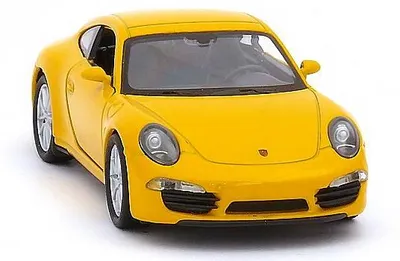 Produktbild von Welly Porsche 911 991 Carrera S Modellauto Gelb 1:34