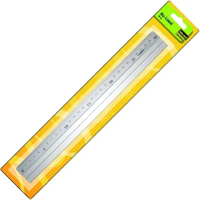 Produktbild von Idena 602122 - Alu - Lineal 30 cm, silber