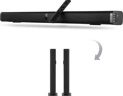 Produktbild von Happyment Premium Soundbar für TV – Bluetooth 5.0 Soundbar – Stand Pad