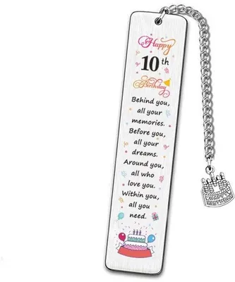 Produktbild von Famanu Lesezeichen 10. Geburtstag - Inspirierende Geschenke für Kinder