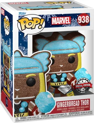 Produktbild von Marvel - Gingerbread Thor 938 Special Edition Diamond - Funko Pop! - Vinyl Figur