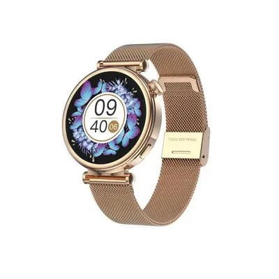 Produktbild von KIANO Watch Style AMOLED Bluetooth Call IP68 Damen Smartwatch Gold Outlet B
