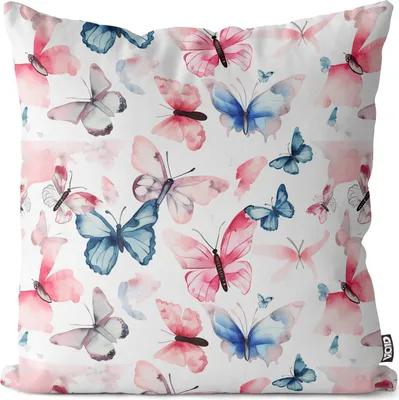 Produktbild von VOID Schmetterlinge Kunst Malerei Sommer Kissenbezug Kissenhülle dekoration wasserfest Outdoor Garten Kissen bezug deko