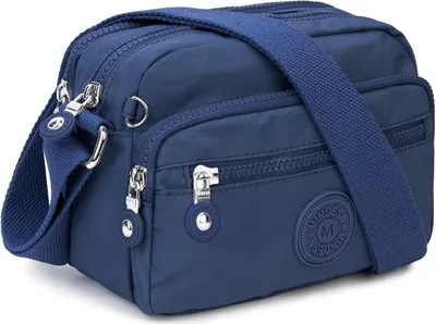 Image de TEUEN Petit sac à bandoulière Femme Imperméable Nylon Bleu marine