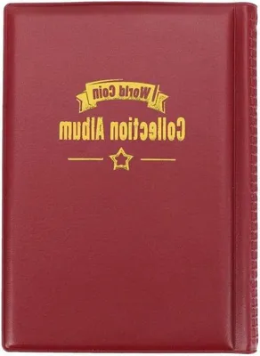 Immagine prodotto di Album per monete da collezione con 120 scomparti - Album divisorio per monete - Cartellina per monete - Accessori per collezioni numismatiche.