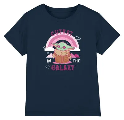 Produktbild von Star Wars - "Cutest In The Galaxy" T-Shirt für Kinder TV36634 (128) (Marine)