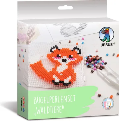 Produktbild von URSUS Bügelperlenset "Waldtiere"