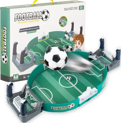 Produktbild von Outtec® Mini Tischfußball, Fußballspiel, Fußballspielzeug, Fußballspieler, Kickertisch - 57 x 28 cm - für Kinder und Erwachsene - Spielzeug