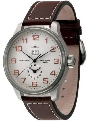 Produktbild von Zeno-Watch - Armbanduhr - Herren - OS Retro + Dual-Time - 8651-f2