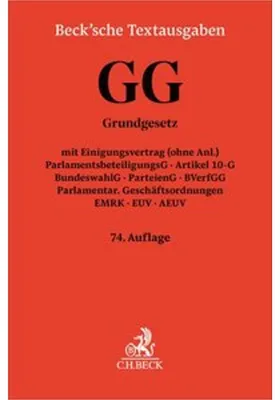 Produktbild von Grundgesetz für die Bundesrepublik Deutschland. GG