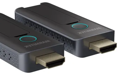 Immagine prodotto di Trasmettitore e ricevitore HDMI wireless 1080p con connessione USB-C, ideale per presentazioni