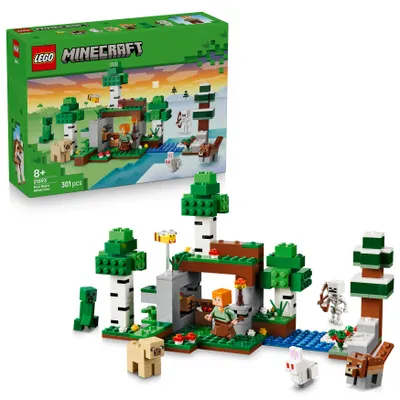Zdjęcie produktu dla LEGO Minecraft Przetrwanie pierwszej nocy, Zestaw do budowania, 8 lat(a), Plastik, 301 szt., 454 g