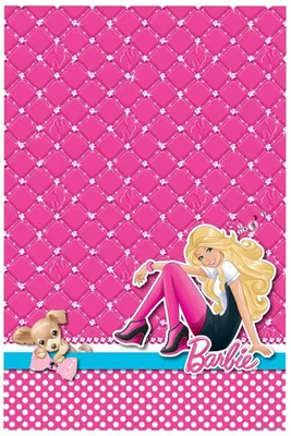 Produktbild von Barbie Tischdecke für den Kindergeburtstag, aus Plastik, ca. 138 x 183 cm