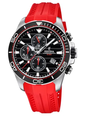 Image de Festina Montre Homme The Originals F20370/3PolyuréthaneMontre Sport rouge UF20370/3