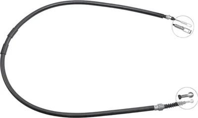Produktbild von A.B.S. Handbremsseil Seilzug Feststellbremse für VW SHARAN (7M8, 7M9, 7M6) K17556