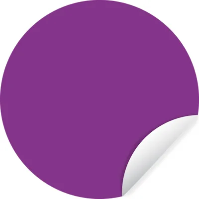Produktbild von MuchoWow® Runde Wandtattoo - Wandsticker Tapete Aufkleber Lila - Farben - Unifarben Ø 100 cm Selbstklebend und Repositionierbar - Wandaufkleber - Kreis - Tapetenkreis - Wandbild rund - Schlafzimmerdekoration - Wanddeko - runde Tapete - Kunst für zu Hause
