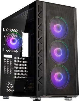 Produktbild von Kolink Citadel Mesh ARGB Midi Tower Nero 4x ARGB-Lüfter