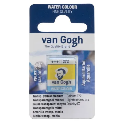 Image de Van Gogh Aquarelle Demi-godet 272 Jaune Citron Transparent