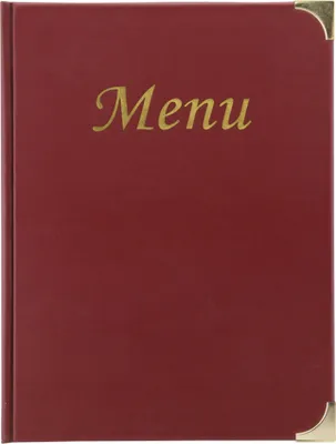 Produktbild von Securit Speisekarten-Mappe BASIC DIN A4 weinrot