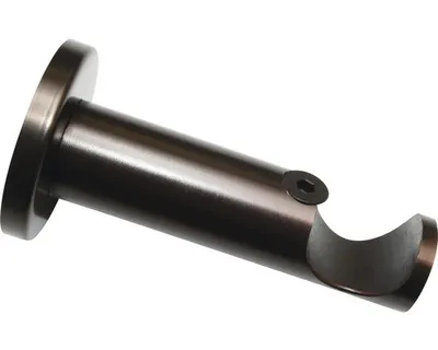 Produktbild von Gardinia Träger 1-Lauf offen für Ø 25 mm bronze 8 cm