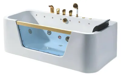 Obrázok produktu pre Akrylátová vírivá vaňa Masážna vaňa Wellness vaňa 170x80 cm