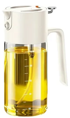 Produktbild von Ölsprühflasche - Ölspender - Glas - Über 501 ml - 2-in-1 - Dosierkontrolle - Küche