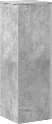 Produktbild von vidaXL Pflanzenständer Betongrau 33x33x100 cm Holzwerkstoff