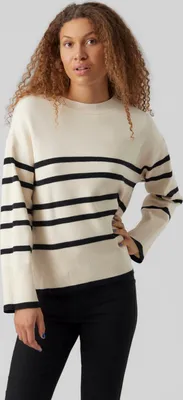 Produktbild von Vero Moda VMSABA Knitted pullover, Pullover, Erwachsener, Weiblich, Weiß, S, Viskose