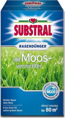 Zdjęcie produktu dla Nawóz do trawników Substral plus środek do zwalczania mchu - 2,8 kg
