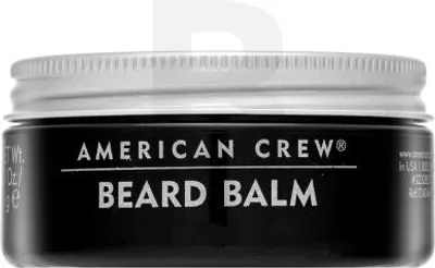 Zdjęcie produktu dla American Crew Beard Balm, Balsam do brody, 60 g, Prunus Amygdalus Dulcis (Sweet Almond) Oil, Butyrospermum Parkii (Shea) Butter, Cera Alba (Beeswax..., 1 szt.