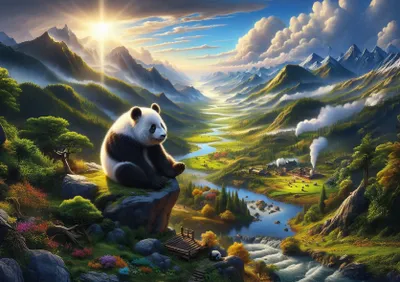 Produktbild von ART PUZZLE Puzzlespinner fü r Pandas, 500 Stü ck
