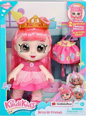 Produktbild von Moose Toys 50065 - KINDI KIDS - "Freundinnen zum Verkleiden" - Donatina als Prinzessin