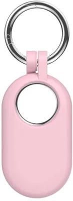 Immagine prodotto di Custodia in silicone compatibile con Samsung SmartTag 2 – Custodia/supporto/portachiavi – Rosa