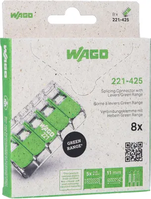 Obrázok produktu pre Wago 221-425/995-008, 30 mm, 18,8 mm, 8,6 mm, 144 kusov