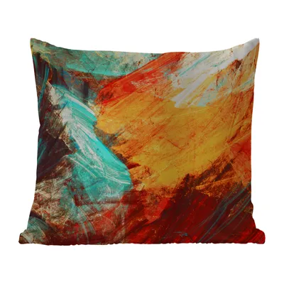 Obrázek produktu pro MuchoWow® Vnější polštář - Malba - Abstraktní - Olejomalba -50x50 cm- Odolnost proti povětrnostním vlivům - polštář do obývacího pokoje